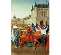 ARToPHIIU Immagini Moderni Murale Artistico Poster Stampe Quadri l'arrivo di Carlo V a Parigi di Jean Fouquet per Decorazioni per la Casa 60x90cm