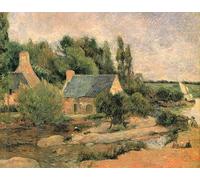 ARToPHIIU Immagini Moderni Murale Artistico Poster Stampe Quadri le lavandaie di Pont Aven di Paul Gauguin per Decorazioni per la Casa 60x90cm