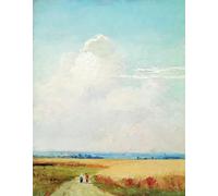 ARToPHIIU Immagini Moderni Murale Artistico Poster Stampe Quadri Mezzogiorno alla periferia di Mosca di Ivan Shishkin per Decorazioni per la Casa 60x90cm