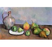 ARToPHIIU Immagini Moderni Murale Artistico Poster Stampe Quadri Natura morta con brocca e frutta di Paul Cézanne per Decorazioni per la Casa 60x90cm