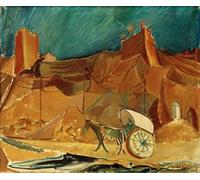 ARToPHIIU Immagini Moderni Murale Artistico Poster Stampe Quadri Paesaggio spagnolo con carrozza di Alma Del Banco per Decorazioni per la Casa 60x90cm