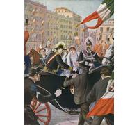ARToPHIIU Immagini Moderni Murale Artistico Poster Stampe Quadri Passanante Makes an Attempt on the Life of King Umberto I by Tancredi Scarpelli per Decorazioni per la Casa 60x90cm