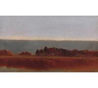 ARToPHIIU Immagini Moderni Murale Artistico Poster Stampe Quadri Prato salato in ottobre di John Frederick Kensett per Decorazioni per la Casa 60x90cm
