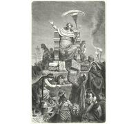 ARToPHIIU Immagini Moderni Murale Artistico Poster Stampe Quadri Re Creso sulla pira di Hermann Vogel per Decorazioni per la Casa 60x90cm