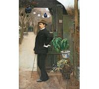 ARToPHIIU Immagini Moderni Murale Artistico Poster Stampe Quadri Ritratto di Michael Utrillo di Santiago Rusiñol per Decorazioni per la Casa 60x90cm