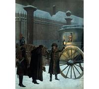 ARToPHIIU Immagini Moderni Murale Artistico Poster Stampe Quadri Sconfitta la campagna di Russia e ritorno a Parigi per Decorazioni per la Casa 60x90cm