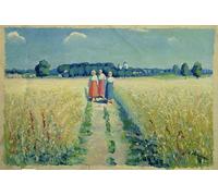ARToPHIIU Immagini Moderni Murale Artistico Poster Stampe Quadri Tre donne sulla strada di Kazimirovich Malevich per Decorazioni per la Casa 60x90cm