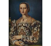 ARToPHIIU Poster Pittura Vintage Stampa Tela Poster Pittura Quadri su Tela Eleonora Di Toledo di Agnolo Bronzino per la Decorazione Domestica dell'ufficio 60x90cm