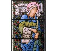 ARToPHIIU Poster Pittura Vintage Stampa Tela Poster Pittura Quadri su Tela la finestra orientale della Vergine Maria di Edward Burne Jones per la Decorazione Domestica dell'ufficio 60x90cm