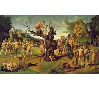 ARToPHIIU Poster Pittura Vintage Stampa Tela Poster Pittura Quadri su Tela la Scoperta del Miele Piero Di Cosimo per la Decorazione Domestica dell'ufficio 60x90cm