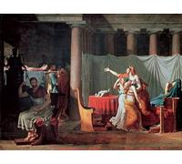 ARToPHIIU Poster Pittura Vintage Stampa Tela Poster Pittura Quadri su Tela Littori che portano a Bruto i corpi dei suoi figli di Jacques Louis David per la Decorazione Domestica dell'ufficio 60x90cm