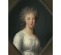 ARToPHIIU Poster Pittura Vintage Stampa Tela Poster Pittura Quadri su Tela Ritratto di Maria Antonietta di Louise Élisabeth Vigée Le Brun per la Decorazione Domestica dell'ufficio 60x90cm