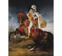 ARToPHIIU Poster Pittura Vintage Stampa Tela Poster Pittura Quadri su Tela Ritratto equestre di Bonaparte di Antoine Jean Gros per la Decorazione Domestica dell'ufficio 60x90cm