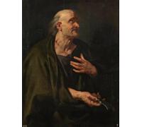 ARToPHIIU Poster Pittura Vintage Stampa Tela Poster Pittura Quadri su Tela San Bartolomeo di Peter Paul Rubens per la Decorazione Domestica dell'ufficio 60x90cm