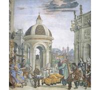 ARToPHIIU Poster su Tela Pittura Dipinto su Tela Classico San Evangelista resuscita Drusiana Particolare delle Storie di San Evangelista di Filippino Lippi per la Decorazione Della Parete 60x90cm