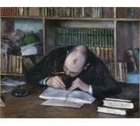 ARToPHIIU Poster su Tela Pittura Portrait De Emile Jean Fontaine Libraire il libraio EJ Fontaine Peinture De Gustave Caillebotte Huile Sur Toile per la Decorazione Della Parete 60x90cm