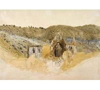 ARToPHIIU Quadri Stampe Pittura su Tela Arte Stampa su Tela Dipinto Abbazia di Tintern dal famoso pittore per L'arredamento Della Camera da Letto 60x90cm