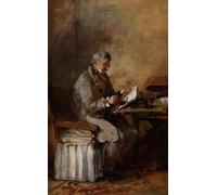 ARToPHIIU Quadri Stampe Pittura su Tela Arte Stampa su Tela Dipinto Autoritratto di David Cox per L'arredamento Della Camera da Letto 60x90cm