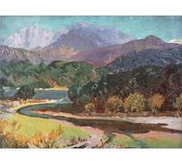 ARToPHIIU Quadri Stampe Pittura su Tela Arte Stampa su Tela Dipinto il ferro di cavallo Snowdon di Christopher Williams per L'arredamento Della Camera da Letto 60x90cm