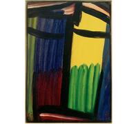ARToPHIIU Quadri Stampe Pittura su Tela Arte Stampa su Tela Dipinto IlGiovanni Battista di Alexej Von Jawlensky per L'arredamento Della Camera da Letto 60x90cm