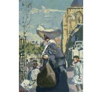 ARToPHIIU Quadri Stampe Pittura su Tela Arte Stampa su Tela Dipinto la buona sorella di Walter Richard Sickert per L'arredamento Della Camera da Letto 60x90cm