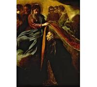 ARToPHIIU Quadri Stampe Pittura su Tela Arte Stampa su Tela Dipinto la Vergine che appare a Sant'Ildefonso e gli porge una veste di Diego Velázquez per L'arredamento Della Camera da Letto 60x90cm