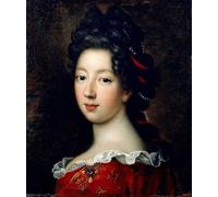 ARToPHIIU Quadri Stampe Pittura su Tela Arte Stampa su Tela Dipinto Louise Françoise De Bourbon Miss De Nantesdi Jean François De Troy per L'arredamento Della Camera da Letto 60x90cm