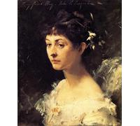 ARToPHIIU Quadri Stampe Pittura su Tela Arte Stampa su Tela Dipinto Mary Turner Austin di John Singer Sargent per L'arredamento Della Camera da Letto 60x90cm
