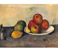 ARToPHIIU Quadri Stampe Pittura su Tela Arte Stampa su Tela Dipinto Natura morta con frutta di Paul Cézanne per L'arredamento Della Camera da Letto 60x90cm