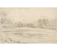 ARToPHIIU Quadri Stampe Pittura su Tela Arte Stampa su Tela Dipinto Parco di John Preston Neale per L'arredamento Della Camera da Letto 60x90cm