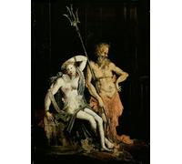 ARToPHIIU Quadri Stampe Pittura su Tela Arte Stampa su Tela Dipinto Particolare della scena inferno che mostra Ade e Persefone di Francois De Nome per L'arredamento Della Camera da Letto 60x90cm