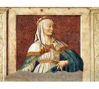 ARToPHIIU Quadri Stampe Pittura su Tela Arte Stampa su Tela Dipinto Personaggi illustri: Regina Ester Andrea Del Castagno per L'arredamento Della Camera da Letto 60x90cm