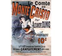 ARToPHIIU Quadri Stampe Pittura su Tela Arte Stampa su Tela Dipinto Poster per la vendita del romanzo Le Comte di Jules Cheret per L'arredamento Della Camera da Letto 60x90cm