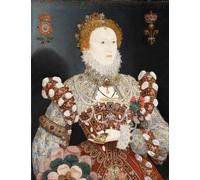 ARToPHIIU Quadri Stampe Pittura su Tela Arte Stampa su Tela Dipinto Ritratto della regina Elisabetta I di Nicholas Hilliard per L'arredamento Della Camera da Letto 60x90cm