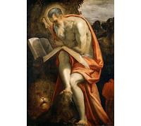 ARToPHIIU Quadri Stampe Pittura su Tela Arte Stampa su Tela Dipinto Saint by Jacopo Robusti Tintoretto per L'arredamento Della Camera da Letto 60x90cm
