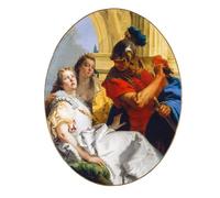 ARToPHIIU Quadri Stampe Pittura su Tela Arte Stampa su Tela Dipinto Scena dalla storia antica di Battista per L'arredamento Della Camera da Letto 60x90cm