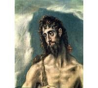 ARToPHIIU Quadri Stampe Pittura su Tela Arte Stampa su Tela Dipinto Ss Govannis Evangelista e Govannis Battista di El Greco per L'arredamento Della Camera da Letto 60x90cm
