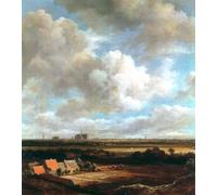 ARToPHIIU Quadri Stampe Pittura su Tela Arte Stampa su Tela Dipinto Veduta di Haarlem di Jacob Van Ruisdael per L'arredamento Della Camera da Letto 60x90cm