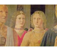 ARToPHIIU Stampa Tela Poster Pittura Quadri su Tela Sacred Conversation Virgin and Child with Six Saints by Piero Della Francesca per la Decorazione Domestica dell'ufficio 60x90cm