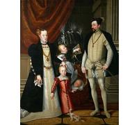 ARToPHIIU Stampa Tela Poster Pittura Quadri su Tela Sacro Romano Imperatore Massimiliano II d'Austria e sua moglie Infanta di Giuseppe Arcimboldo per la Decorazione Domestica dell'ufficio 60x90cm
