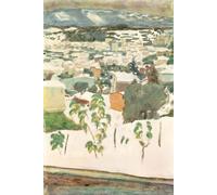 ARToPHIIU Stampe Quadri Poster su Tela Pittura Dipinto su Tela Classico il Cannet nella neve di Pierre Bonnard per la Decorazione Della Parete 60x90cm