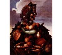 ARToPHIIU Stampe Quadri Poster su Tela Pittura Dipinto su Tela Classico la foto delle stagioni di Giuseppe Arcimboldo per la Decorazione Della Parete 60x90cm
