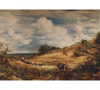 ARToPHIIU Stampe Quadri Poster su Tela Pittura Dipinto su Tela Classico le sabbie di John Linnell per la Decorazione Della Parete 60x90cm