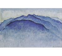 ARToPHIIU Stampe Quadri Poster su Tela Pittura Dipinto su Tela Classico Picco di montagna al mattino di Ferdinand Hodler per la Decorazione Della Parete 60x90cm