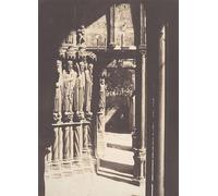 ARToPHIIU Stampe Quadri Poster su Tela Pittura Dipinto su Tela Classico Portale Sud Cattedrale di Chartres di Charles Marville per la Decorazione Della Parete 60x90cm