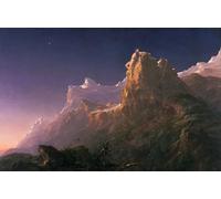 ARToPHIIU Stampe Quadri Poster su Tela Pittura Dipinto su Tela Classico Prometeo legato da Cole per la Decorazione Della Parete 60x90cm