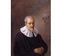 ARToPHIIU Stampe Quadri Poster su Tela Pittura Dipinto su Tela Classico Ritratto di gentiluomo di David Teniers il Giovane per la Decorazione Della Parete 60x90cm