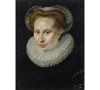 ARToPHIIU Stampe Quadri Poster su Tela Pittura Dipinto su Tela Classico Ritratto di signora di Pourbus il Giovane per la Decorazione Della Parete 60x90cm