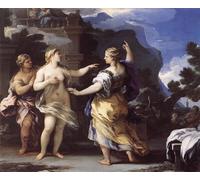 ARToPHIIU Stampe Quadri Poster su Tela Pittura Dipinto su Tela Classico Venere che punisce Psiche con un compito di Luca per la Decorazione Della Parete 60x90cm