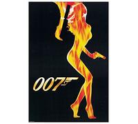 Artopweb EC18493 James Bond Decorative Panel, Wood MDF, Multicolour, 60x90 Cm